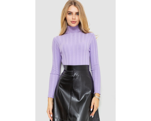 Гольф женский однотонный, цвет сиреневый, 204R056