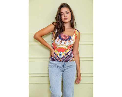 Майка женская, цвет разноцветный, 167R237