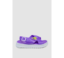 Детсике босоножки для девочек, цвет фиолетовый, 243R8434-2