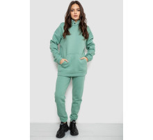 Спортивний костюм жіночий на флісі, колір оливковий, 102R7711