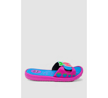 Шльопанці дитячі для дівчаток, колір рожево-блакитний, 243R6009b-17A