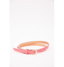 Ремінь жіночий лаковий, колір розово-золотистый, 196RL1510W79