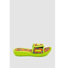 Шльопанці дитячі гумові, колір салатовий, 243R617B-41
