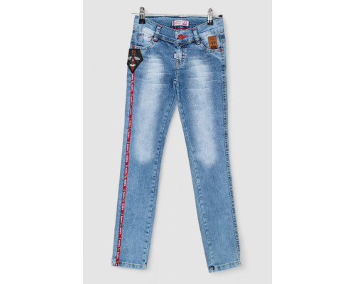 Джинсы детские для мальчиков, цвет темно-голубой, 247R1822