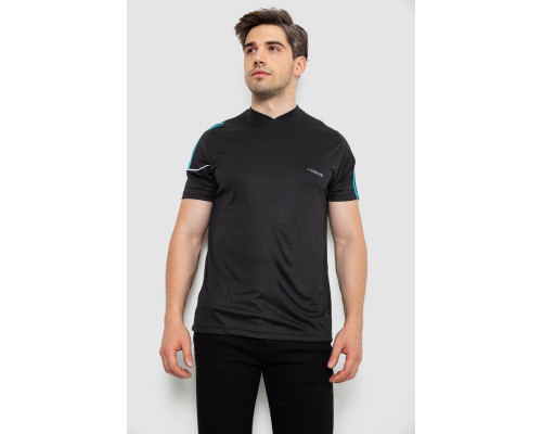 Футболка чоловіча, колір чорний, 244R0504-5