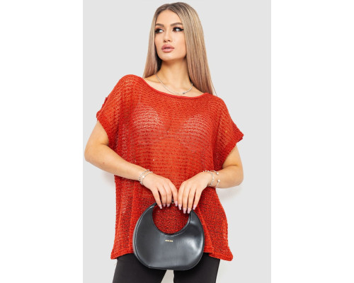 Кофта жіноча, колір теракотовий, 244R0282