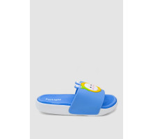 Шлепанцы детские девочек, цвет голубой, 243R9003D-15