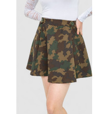 Спідниця, колір хакі, 244R268-1