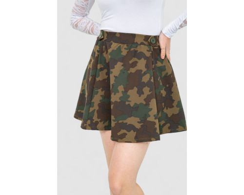 Спідниця, колір хакі, 244R268-1