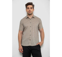 Сорочка чоловіча з короткими рукавами 214R6917-12, колір Бежевий