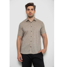Сорочка чоловіча з короткими рукавами 214R6917-12, колір Бежевий