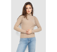 Гольф женский однотонный, цвет бежевый, 204R181