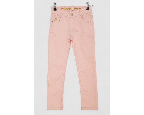 Джинси для дівчаток, колір персиковий, 247R10018