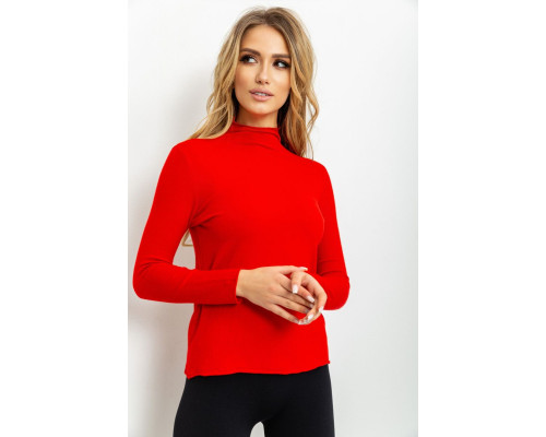 Гольф женский трикотажный, цвет красный, 131R152034