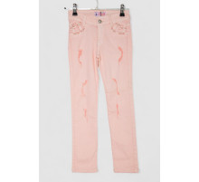 Джинсы для девочки, цвет персиковый, 247R10041