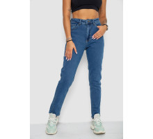 Джинси жіночі MOM, колір синій, 244R1429