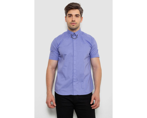 Сорочка чоловіча однотонна, колір бузковий, 214R6917
