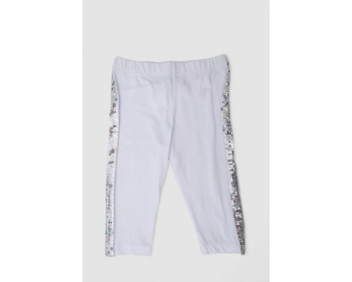 Велотреки для дівчаток, колір білий, 247R514