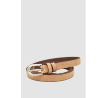 Ремень женский тонкий, цвет светло-коричневый, 196R15Y0W15