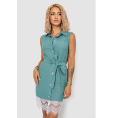 Платье на пуговицах, цвет оливковый, 102R388