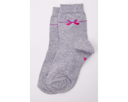 Детские носки для девочек, серого цвета, 167R620