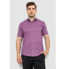 Сорочка чоловіча з принтом, колір бузковий, 214R7329 Сорочка чоловіча з принтом, колір бузковий, 214R7329