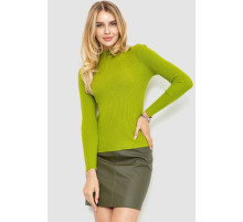 Водолазка женская трикотажная, цвет оливковый, 204R035