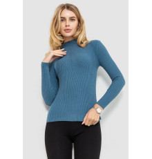 Гольф женский однотонный, цвет джинс, 204R016