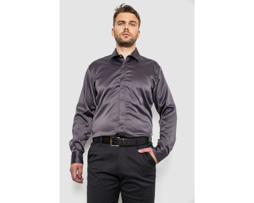 Сорочка чоловіча, колір сірий, 214R3061
