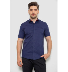 Сорочка чоловіча з принтом, колір синій, 214R7143