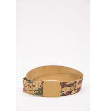 Ремень однотонный, цвет бежевый, 196R40T1W9 Ремень однотонный, цвет бежевый, 196R40T1W9