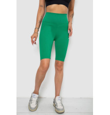 Велотреки жіночі в рубчик, колір зелений, 238R355