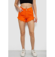 Шорти жіночі джинсові, колір помаранчевий, 182R1648S21 Шорти жіночі джинсові, колір помаранчевий, 182R1648S21