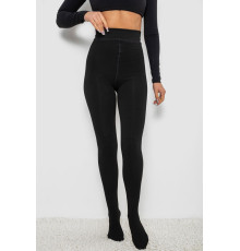 Колготи жіночі утеплені на хутрі, колір чорний, 139RF811