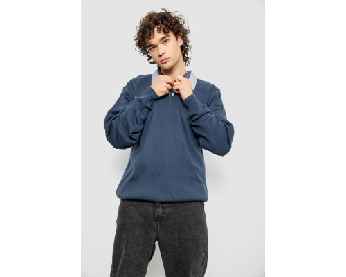 Светр-обманка чоловічий, колір синій, 161R924