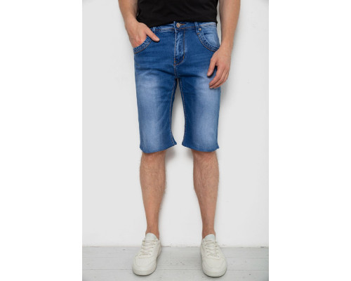 Шорты мужские джинсовые, цвет синий, 244RK7137