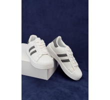 Кроссовки женские демисезонные, цвет бело-серый, 248RBK10