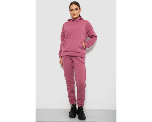 Спортивний костюм жіночий на флісі, колір пудровий, 257R85