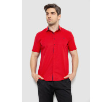 Чоловіча сорочка з принтом, колір червоний, 186R7142