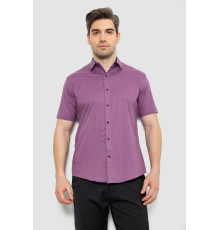 Сорочка чоловіча з принтом, колір бузковий, 186R7338