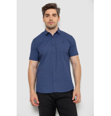 Сорочка чоловіча однотонна, колір синій, 214R6917-13