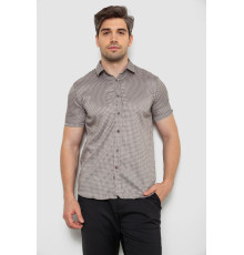 Сорочка чоловіча з принтом, колір бежевий, 214R6917-5