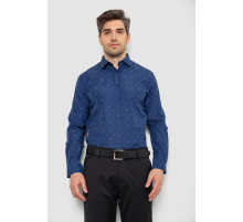 Рубашка мужская, цвет синий, 214R823