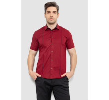 Сорочка чоловіча однотонна, колір бордовий, 214R7003-5