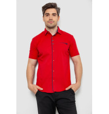 Сорочка чоловіча з принтом, колір червоний, 214R7016