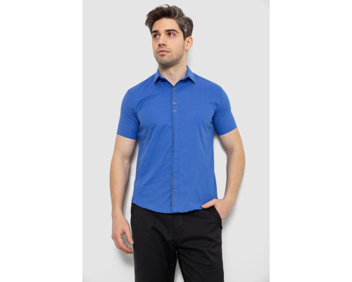 Рубашка мужская c принтом, цвет электрик, 214R7026