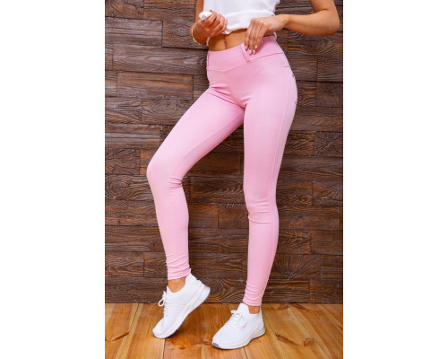 Втягуючі лосини, середньої посадки, колір Рожевий, 172R40