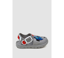 Сандалии детские для мальчика 243R51-3, цвет Серый