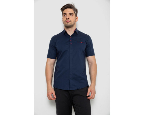 Сорочка чоловіча, колір синій, 214R7114-2