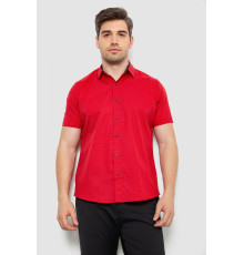 Сорочка чоловіча з принтом, колір червоний, 214R7338